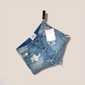 NWT One Teaspoon Hawks Vintage Blue Shorts